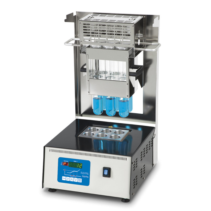 Sistema compacto de digestión Kjeldahl 6 plazas tubo 42 mm nitrógeno proteína