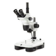 Estereoscopio Trinocular NexiusZoom EVO Euromex con soporte columna e iluminación LED espejo