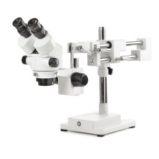 Estereoscopio Binocular Zoom 7x-45x StereoBlue soporte brazo doble sin iluminación