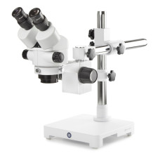 Estereoscopio binocular zoom 7x-45x soporte brazo universal sin iluminación
