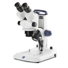 Estereoscopio Trinocular Zoom 7x-45x con iluminación LED incidente y transmitida