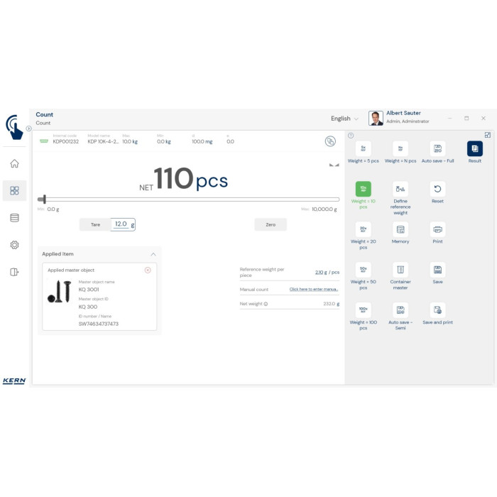 KERN EasyTouch SET-32 Count