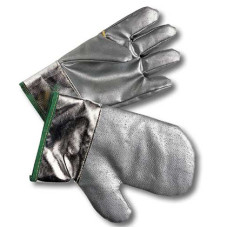Guante aluminizado tejido IHR forro Kevlar 170 g/m² manguito largo EN 407