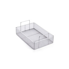 Bandeja para instrumental con asas de 370x240x80mm