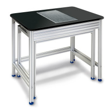 Mesa antivibratoria de acero pintado
