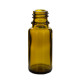 Glass, DIN 18, 15 ml, brown, pharmaceutical