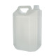 Can, 5 liters, natural, PE, 32 mm + Velcro cap for can, white, 32 mm