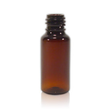 Frasco, 18/410, 20 ml, marrón, PET, solo para pulverizadores.