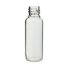 Frasco, 18/410, 25 ml, con tapa de rosca, transparente, cilíndrica, PETG